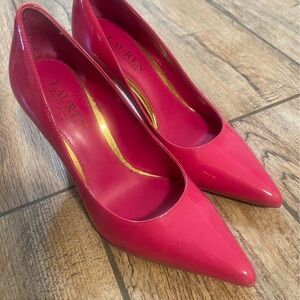 Ralph Lauren Vibrant Pink Heels